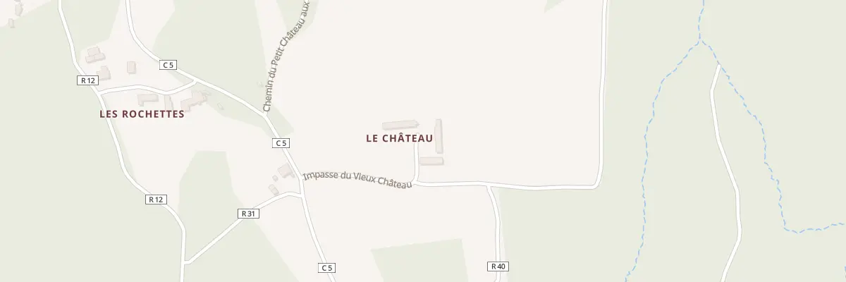 Plan du 13 Imp du Vieux Château à Rivarennes