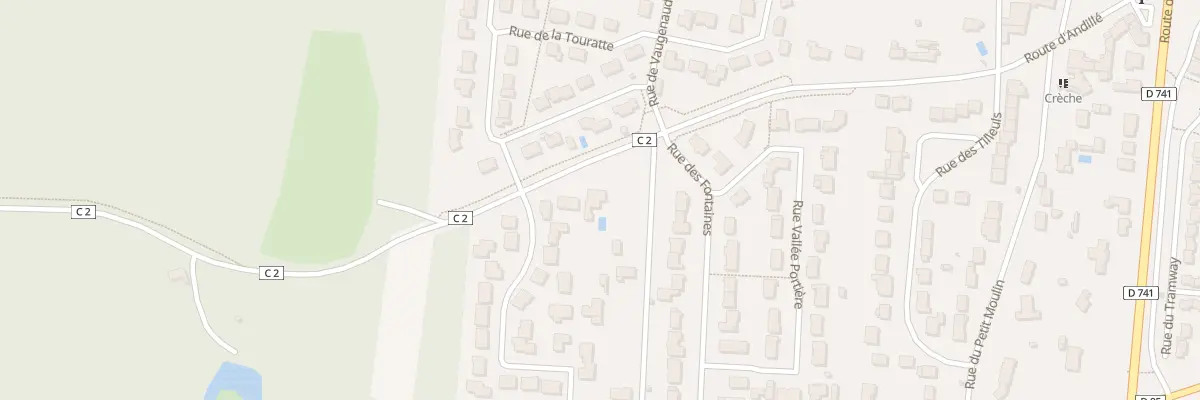 Plan du 7 Rte d’Andillé à Roches-Prémarie-Andillé
