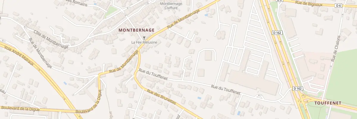 Plan du 21B Rue du Touffenet à Poitiers