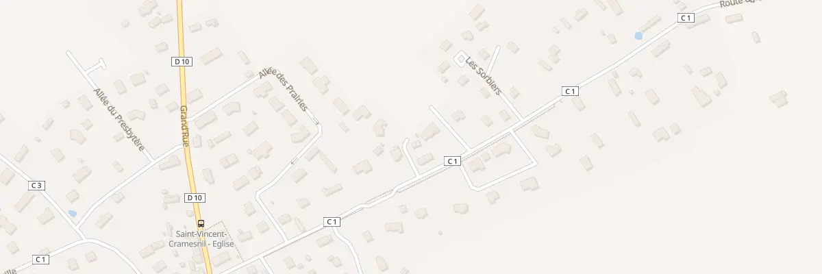 Plan du 257 Rte du Chêne à Saint-Vincent-Cramesnil