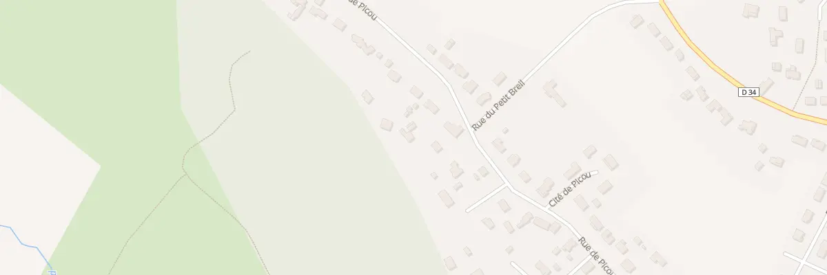 Plan du 57 Rue de Picou à La Force