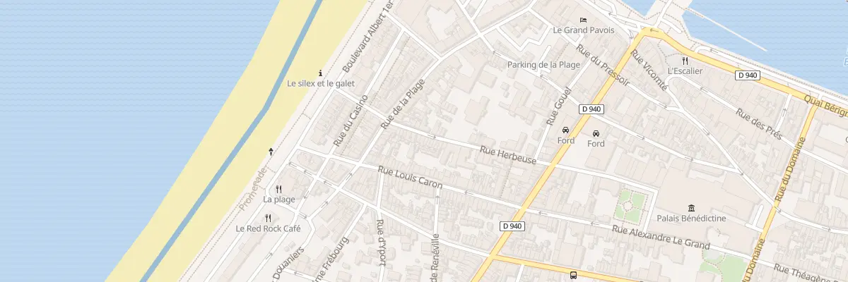 Plan du 59 Rue Herbeuse à Fécamp