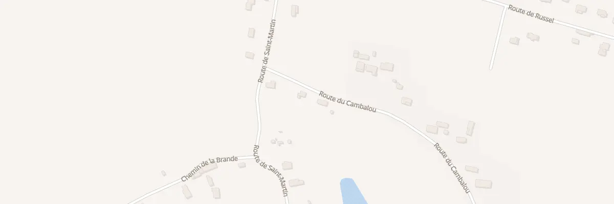 Plan du 31 Rte du Cambalou à Lamonzie-Saint-Martin