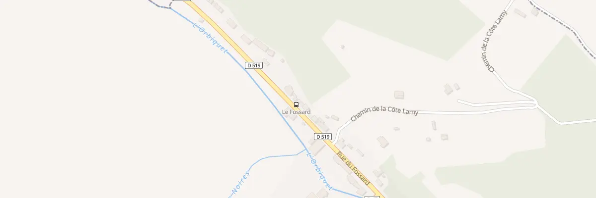 Plan du 11 Rue du Fossard à Saint-Martin-de-Bienfaite-la-Cressonnière