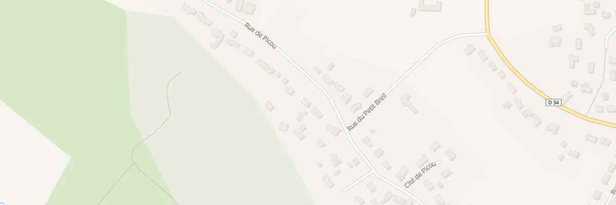 Plan du 61 Rue de Picou à La Force