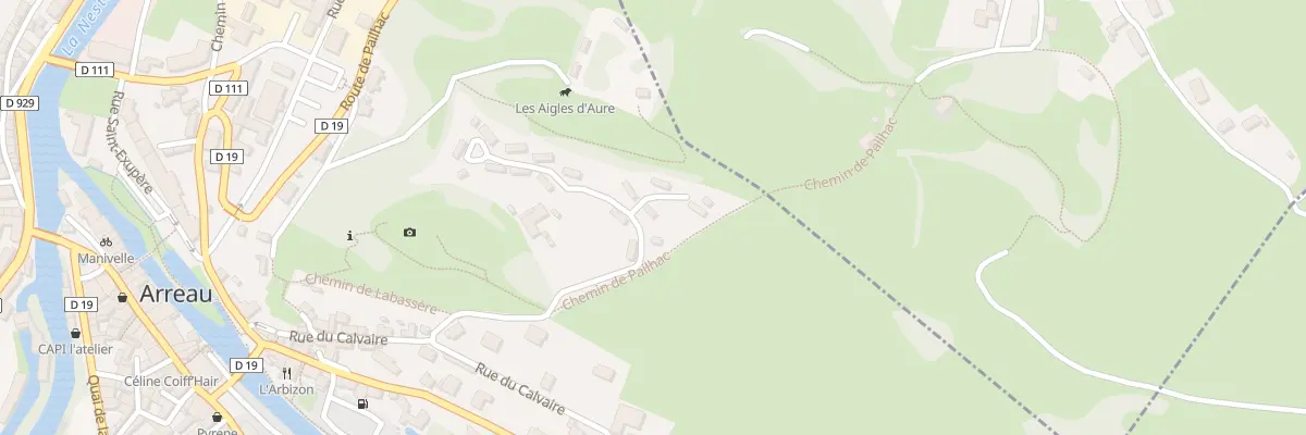 Plan du 34 Chemin de Pailhac à Arreau