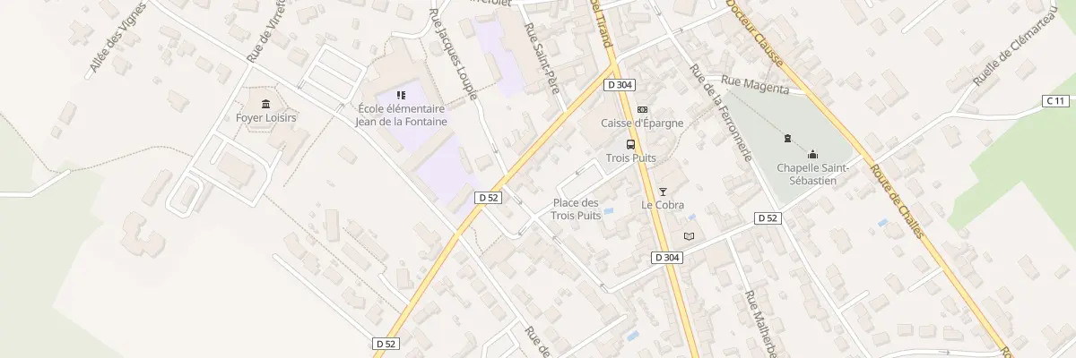 Plan du 9 Rue Victor Croyeau à Parigné-l’Évêque