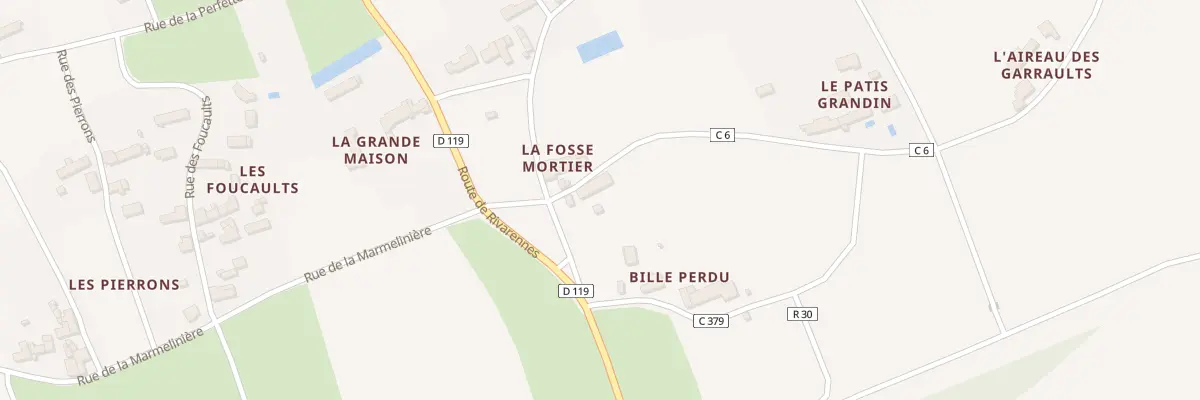 Plan du 1 La Bille Perdue à Bréhémont