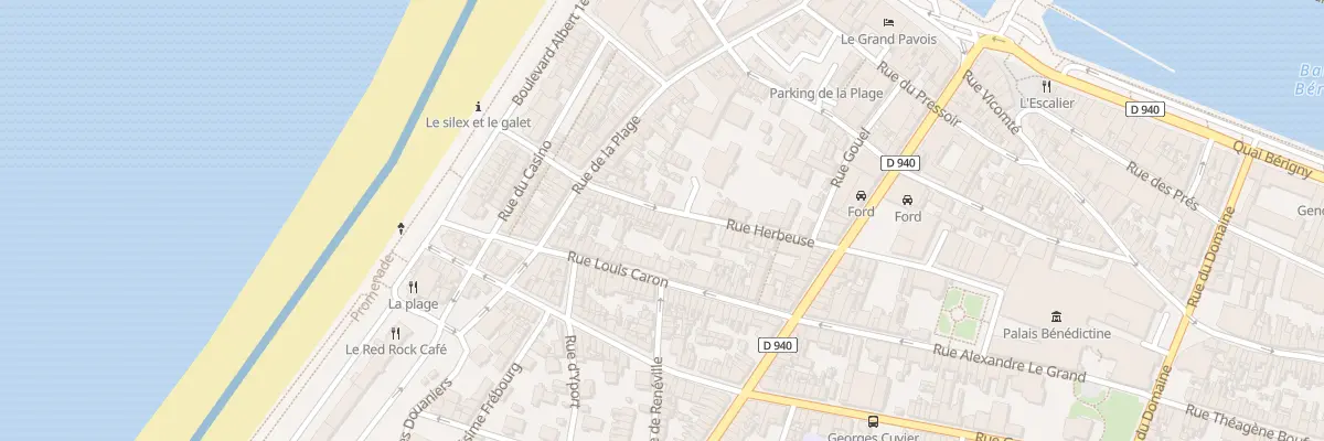 Plan du 55B Rue Herbeuse à Fécamp