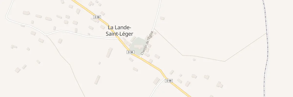 Plan du 40 Che de l’Eglise à La Lande-Saint-Léger