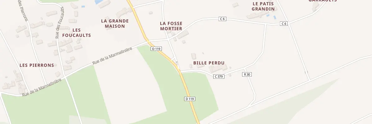 Plan du 2 La Bille Perdue à Bréhémont