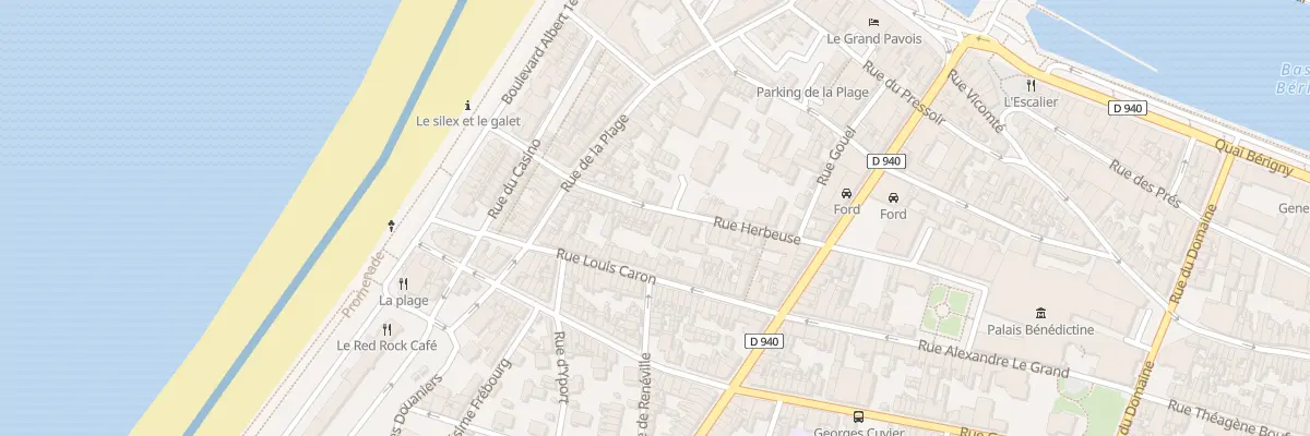 Plan du 55 Rue Herbeuse à Fécamp