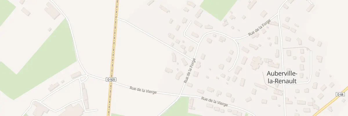 Plan du 75 Rue de la Forge à Auberville-la-Renault