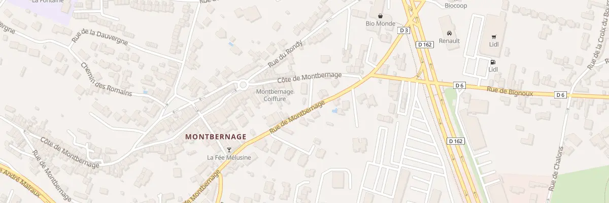 Plan du 2 Rue Marceau à Poitiers