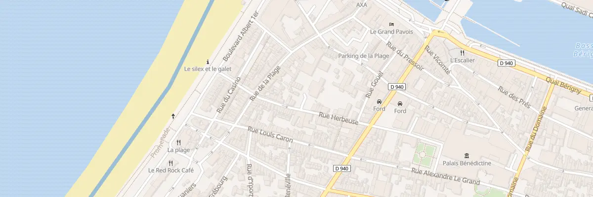 Plan du 66 Rue Herbeuse à Fécamp