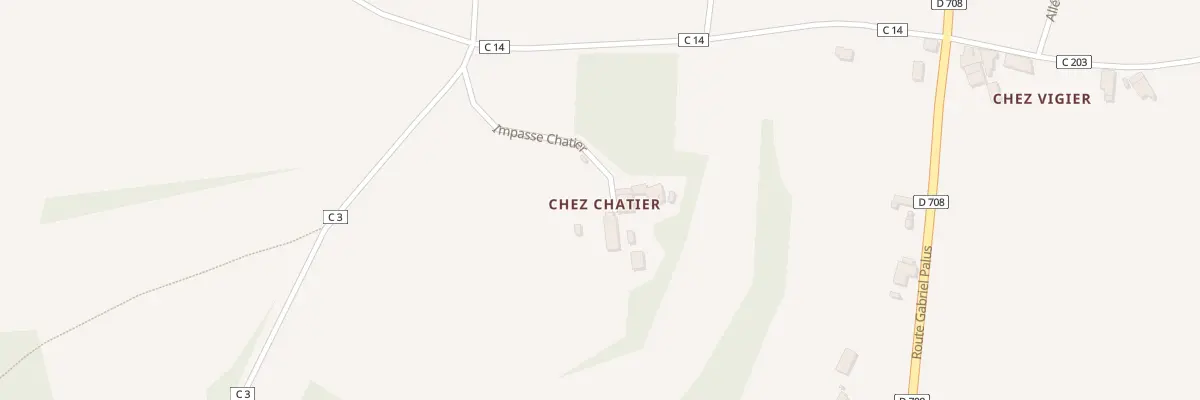 Plan du 206 Imp Chatier à Verteillac