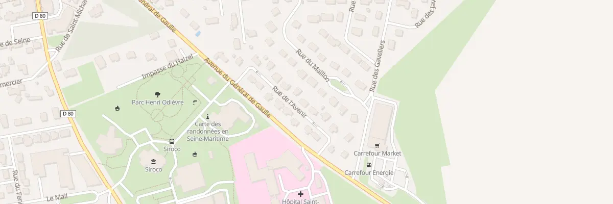 Plan du 13 Rue de l’Avenir à Saint-Romain-de-Colbosc