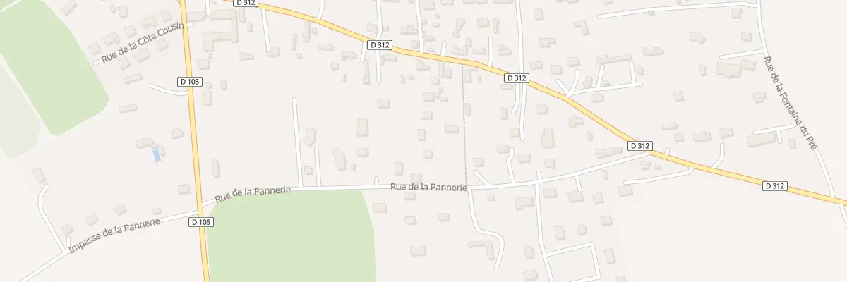Plan du 13B Rue de la Pannerie à Berville-sur-Mer