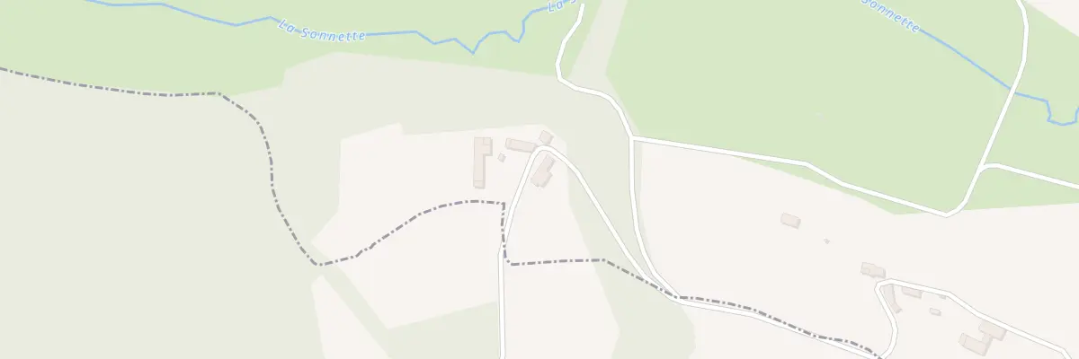 Plan du 1 Le Coussot à Beaulieu-sur-Sonnette