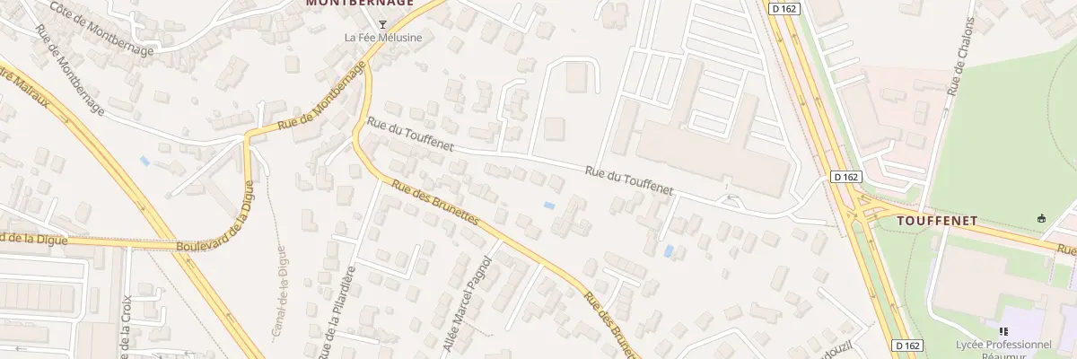 Plan du 24 Rue du Touffenet à Poitiers