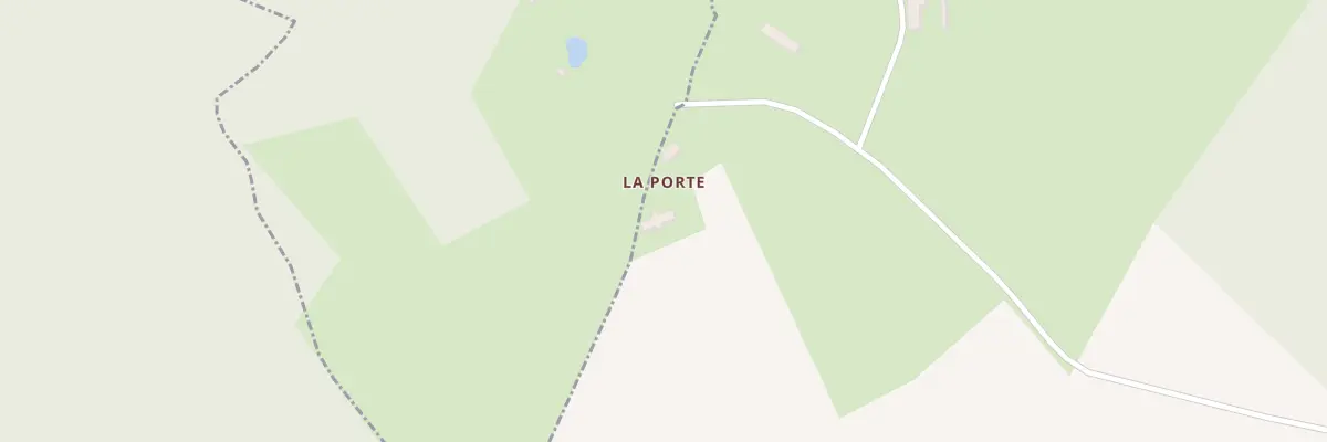 Plan de La Porte à Ferrières-la-Verrerie