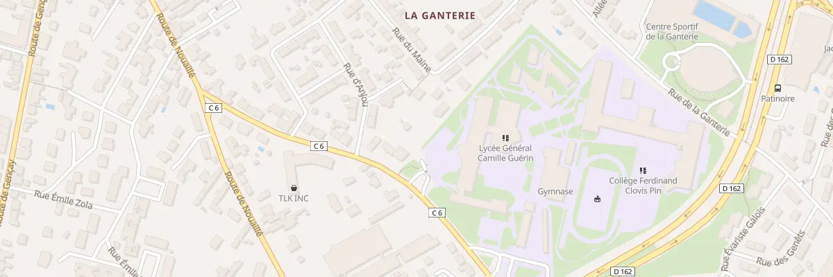 Plan du 27 Rue de la Gibauderie à Poitiers