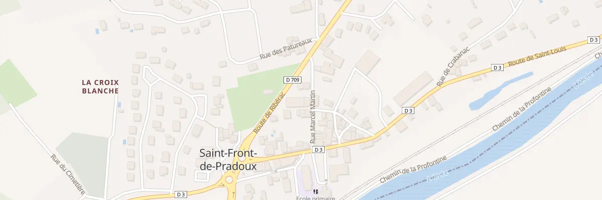 Plan du 19A Rue Marcel Martin à Saint-Front-de-Pradoux