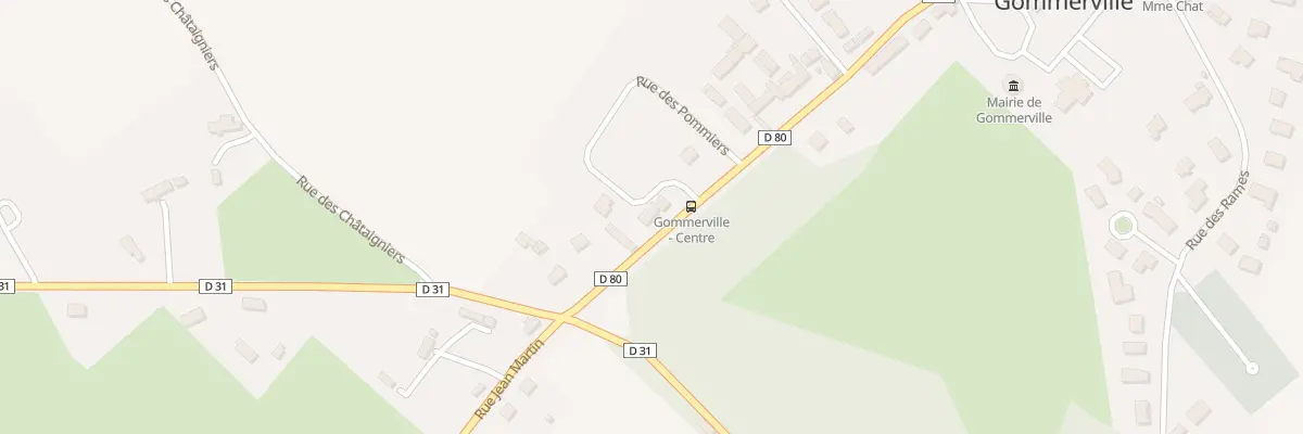 Plan du 360 Rue du Comte Louis Hocquart à Gommerville