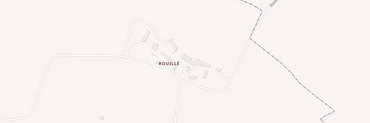 Plan du 7 Rte de Rouillé à Saint-Aubin-d’Appenai