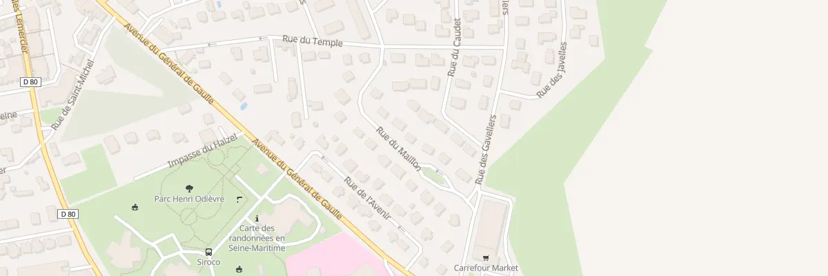 Plan du 16 Rue du Maillon à Saint-Romain-de-Colbosc