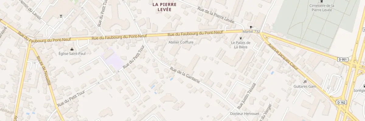 Plan du 17 Rue de la Ganterie à Poitiers