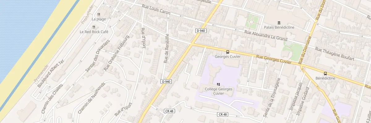 Plan du 67 Rue President Rene Coty à Fécamp