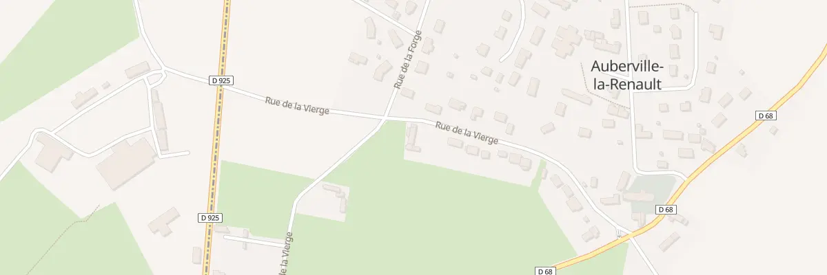 Plan du 269 Rue de la Vierge à Auberville-la-Renault