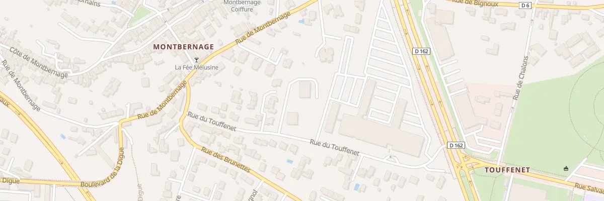 Plan du 27 Rue du Touffenet à Poitiers