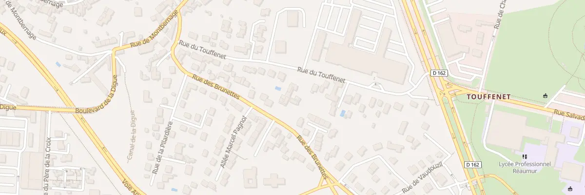 Plan du 34 Rue du Touffenet à Poitiers