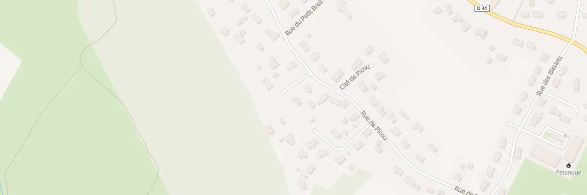 Plan du 45 Rue de Picou à La Force