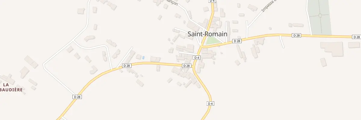Plan du 2 Rte de Champniers à Saint-Romain