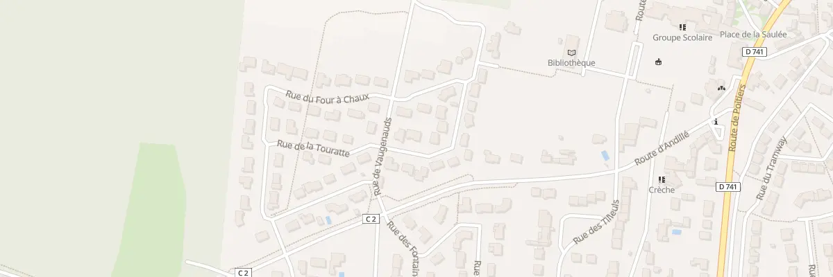 Plan du 3 Rue Simone Veil à Roches-Prémarie-Andillé