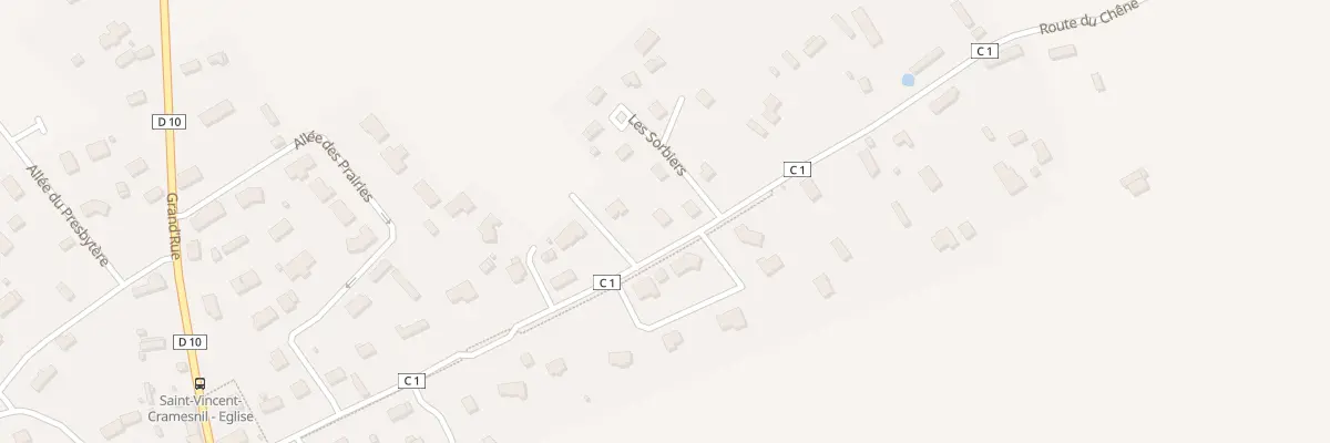 Plan du 361 Rte du Chêne à Saint-Vincent-Cramesnil