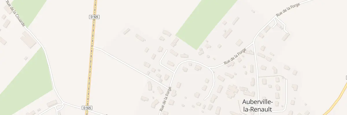 Plan du 165 Rue de la Forge à Auberville-la-Renault