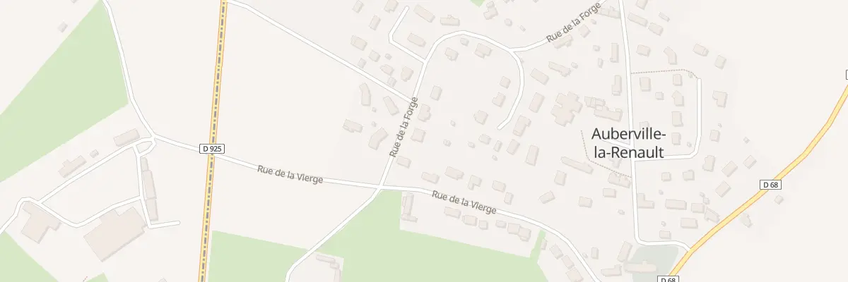 Plan du 66 Rue de la Forge à Auberville-la-Renault
