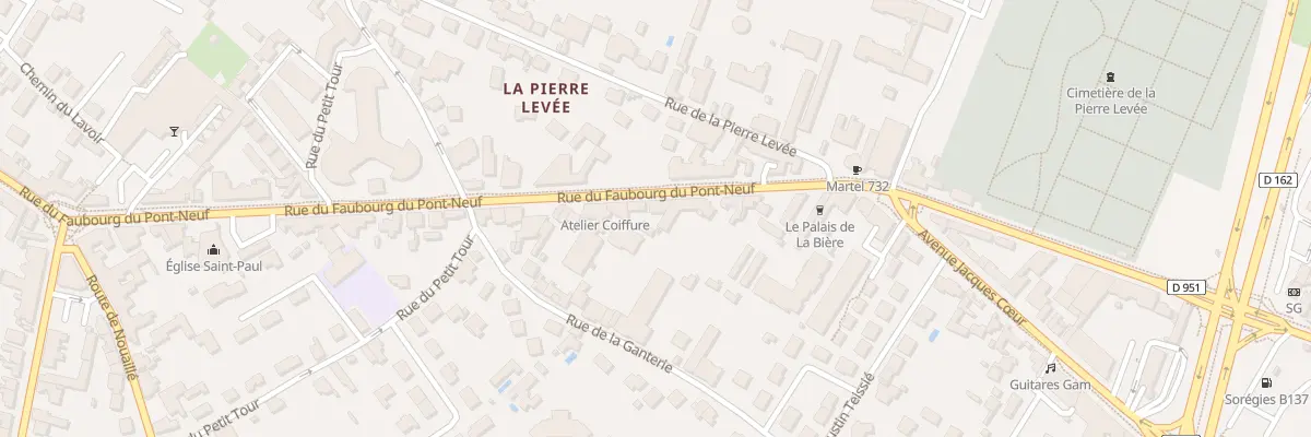 Plan du 234 Rue du Fg du Pont Neuf à Poitiers