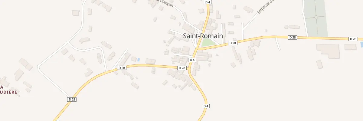 Plan du 5040 Le Bourg à Saint-Romain