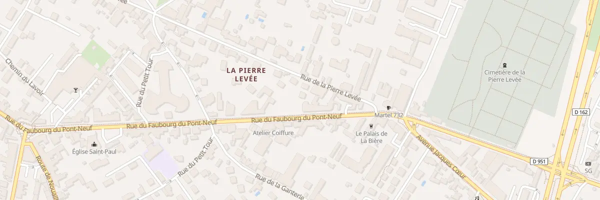 Plan du 231 Rue du Fg du Pont Neuf à Poitiers