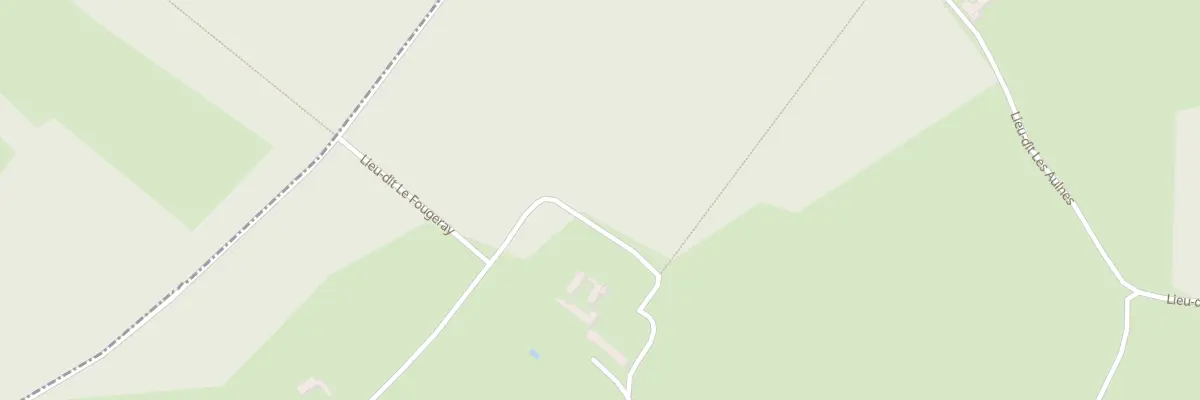 Plan du 2 Le Fougeray à Razines