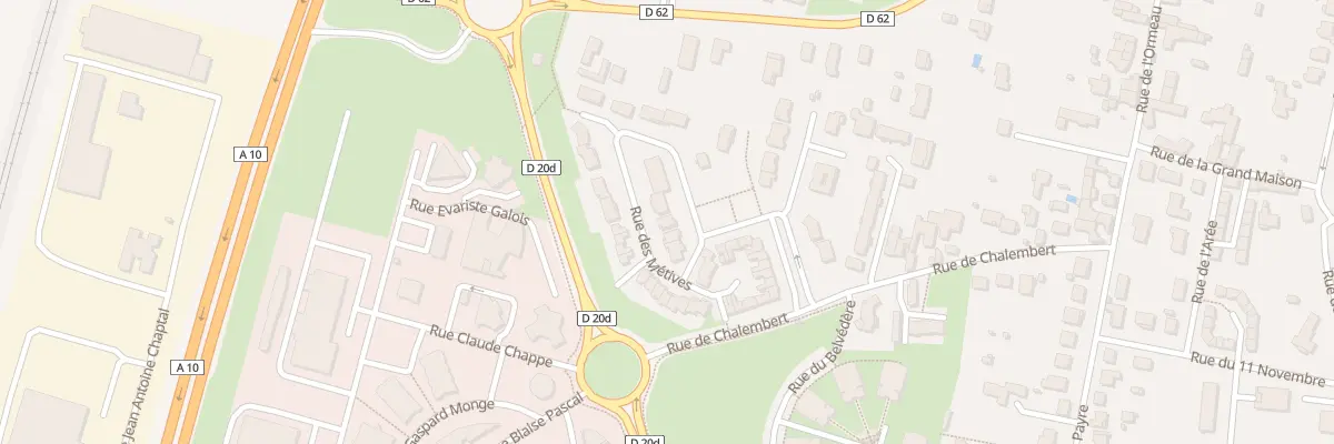 Plan du 23 Rue des Métives à Jaunay-Marigny