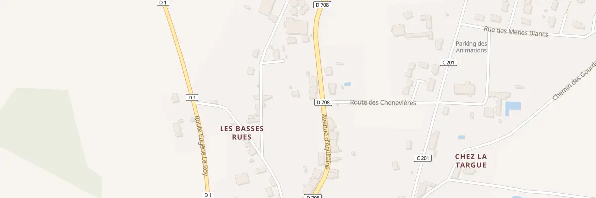Plan du 5 Rte des Blanches Terres à Verteillac