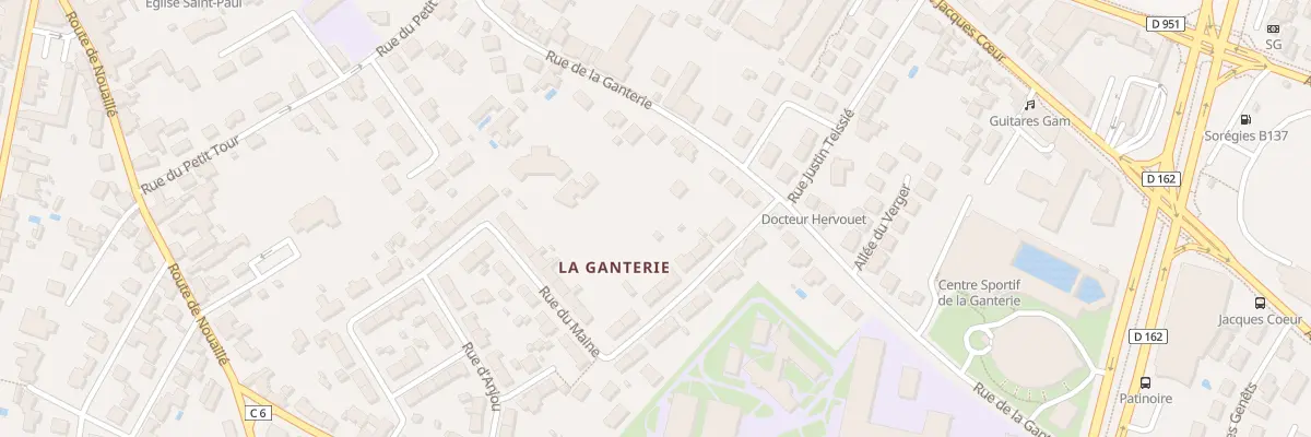 Plan du 32 Rue de la Ganterie à Poitiers