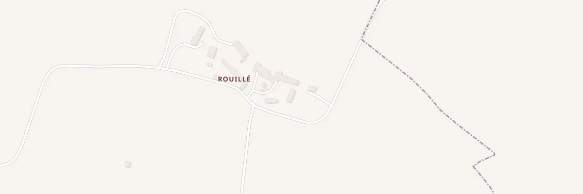 Plan du 11 Rte de Rouillé à Saint-Aubin-d’Appenai