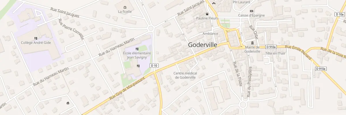 Plan du 38A Rue Guy de Maupassant à Goderville